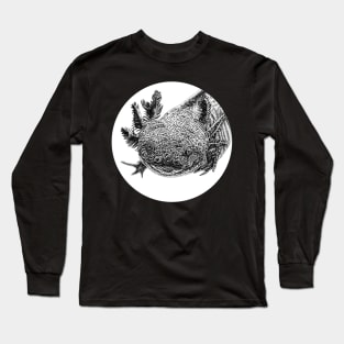 Axolotl illustration Long Sleeve T-Shirt